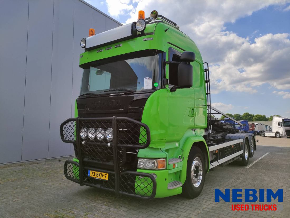 Scania R560 V8 6x2 Retarder - NCH 20 ton cable system - شاحنات الحاويات / جسم علوي قابل للتغيير شاحنة: صورة 1 Scania R560 V8 6x2 Retarder - NCH 20 ton cable system - شاحنات الحاويات / جسم علوي قابل للتغيير شاحنة: صورة 1