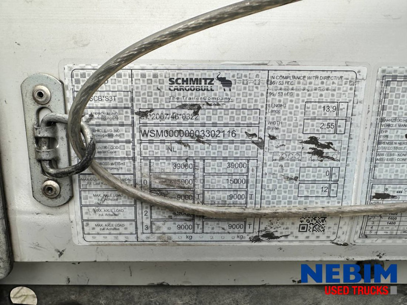 Schmitz Cargobull SCB*S3T - Curtainsider / Pritsche Plane / Sliding roof - نصف مقطورة ستارة: صورة 4 Schmitz Cargobull SCB*S3T - Curtainsider / Pritsche Plane / Sliding roof - نصف مقطورة ستارة: صورة 4