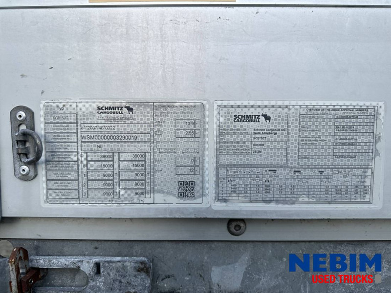 Schmitz Cargobull SCB*S3T - Curtainsider / Pritsche Plane / Sliding roof - نصف مقطورة ستارة: صورة 5 Schmitz Cargobull SCB*S3T - Curtainsider / Pritsche Plane / Sliding roof - نصف مقطورة ستارة: صورة 5