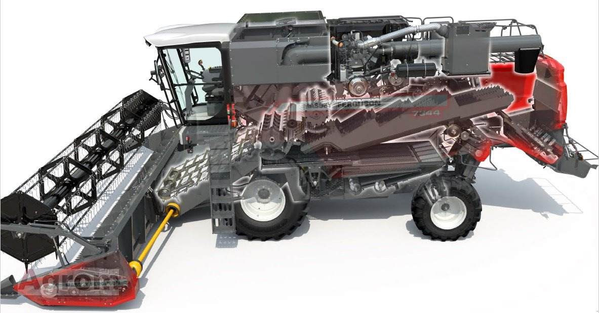 Massey Ferguson 7344 Activa - حصادة موحَّدة: صورة 3 Massey Ferguson 7344 Activa - حصادة موحَّدة: صورة 3