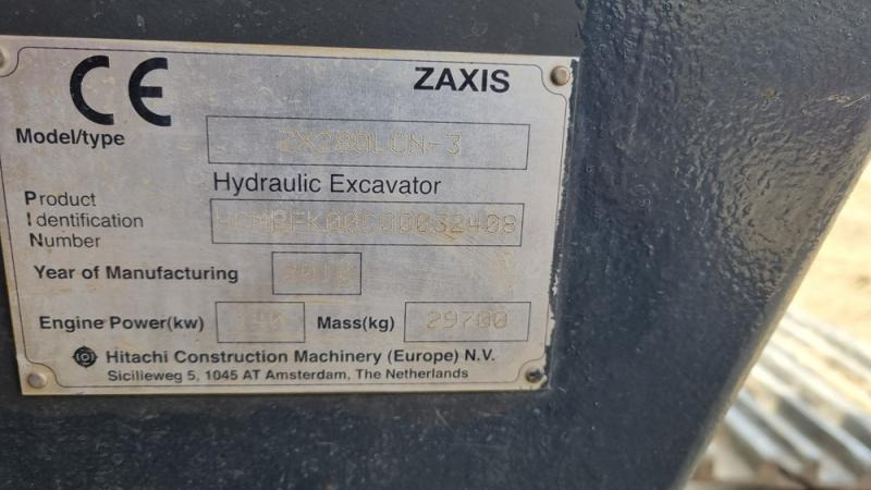 Hitachi ZX280 - حفار زحاف: صورة 5 Hitachi ZX280 - حفار زحاف: صورة 5