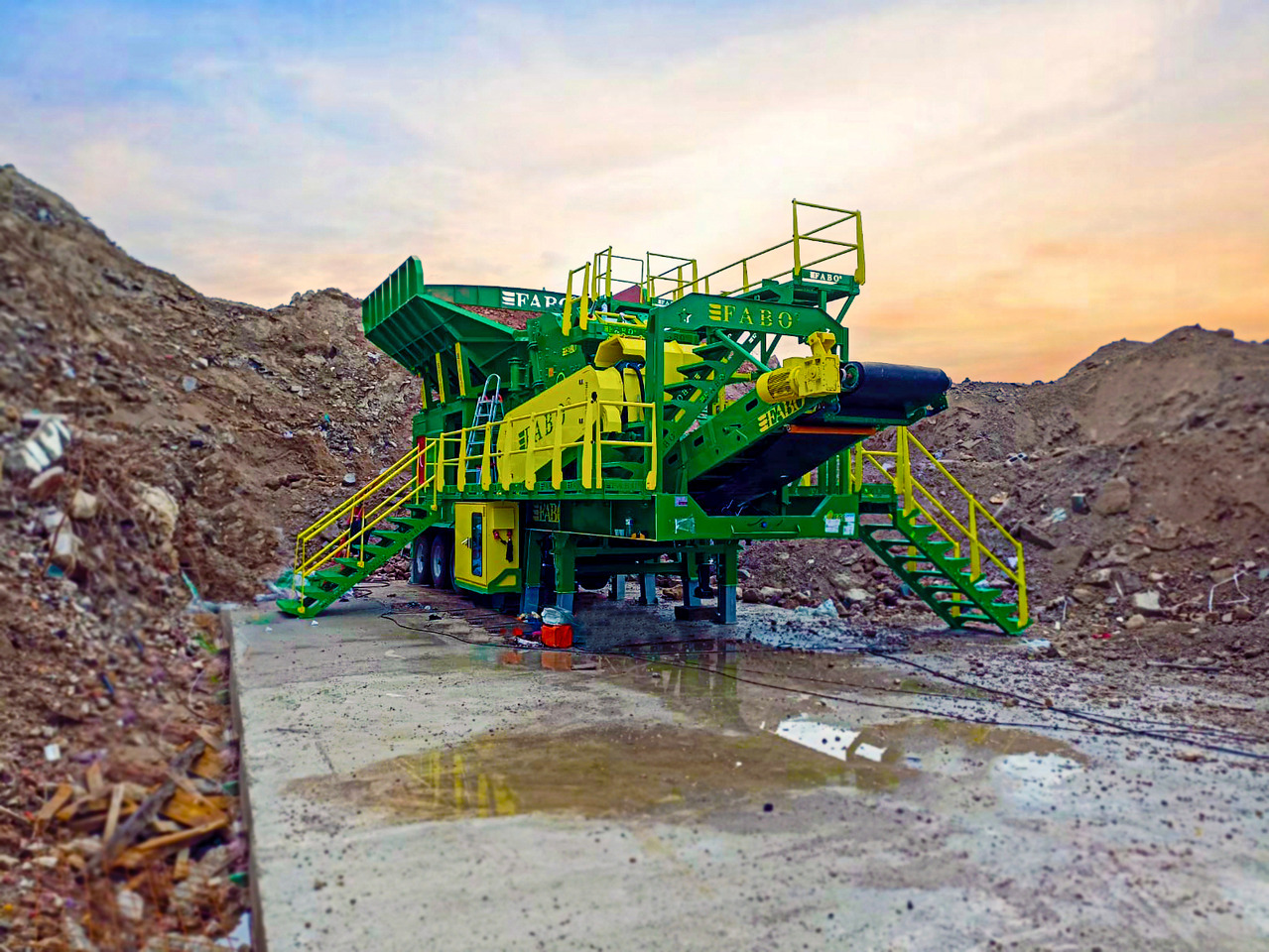 FABO Mining machinery - crushing plant - آلة التعدين: صورة 4 FABO Mining machinery - crushing plant - آلة التعدين: صورة 4