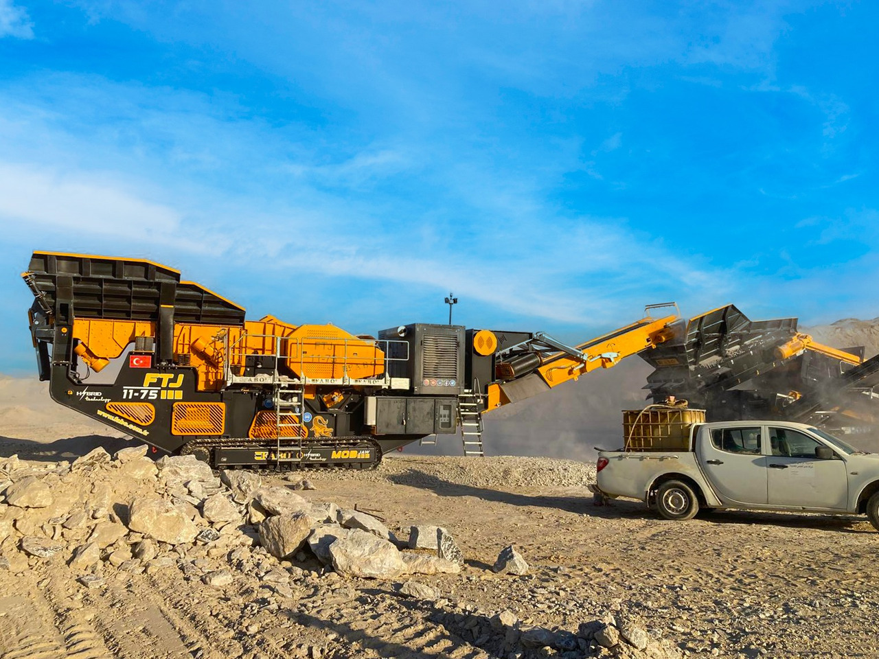 FABO Mobile crusher - كسارة متحركه: صورة 3 FABO Mobile crusher - كسارة متحركه: صورة 3