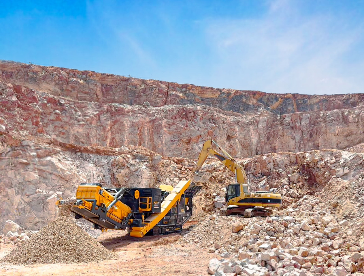 FABO Mobile crusher - كسارة متحركه: صورة 4 FABO Mobile crusher - كسارة متحركه: صورة 4