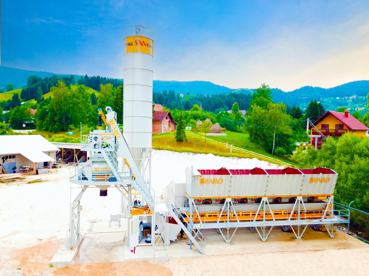 FABO compact concrete plant - مصنع الخرسانة: صورة 1 FABO compact concrete plant - مصنع الخرسانة: صورة 1