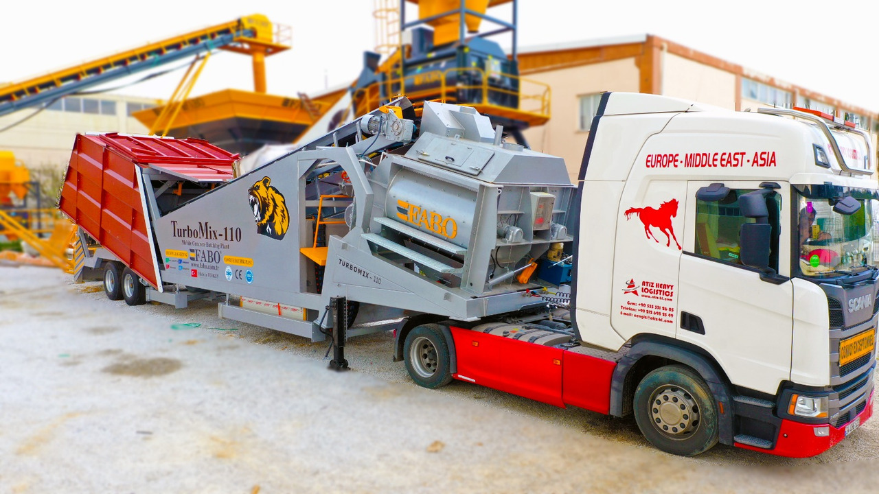 FABO mobile concrete batching plant - مصنع الخرسانة: صورة 1 FABO mobile concrete batching plant - مصنع الخرسانة: صورة 1