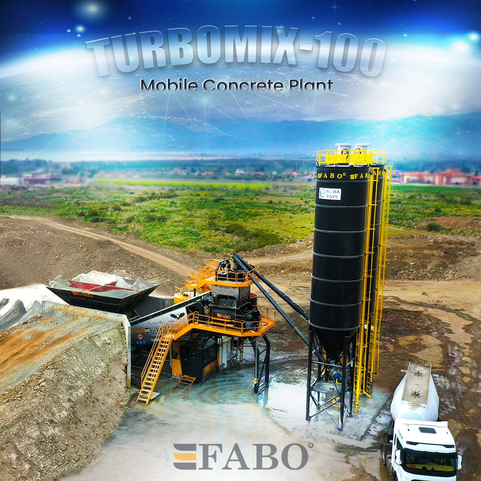 FABO mobile concrete batching plant - مصنع الخرسانة: صورة 1 FABO mobile concrete batching plant - مصنع الخرسانة: صورة 1