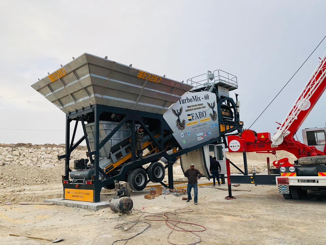 FABO mobile concrete batching plant - مصنع الخرسانة: صورة 3 FABO mobile concrete batching plant - مصنع الخرسانة: صورة 3
