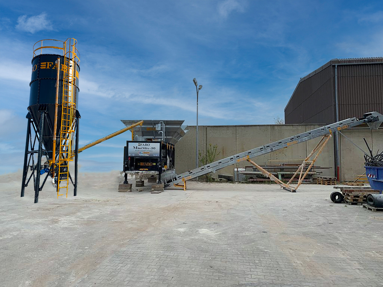 FABO mobile concrete batching plant - مصنع الخرسانة: صورة 1 FABO mobile concrete batching plant - مصنع الخرسانة: صورة 1