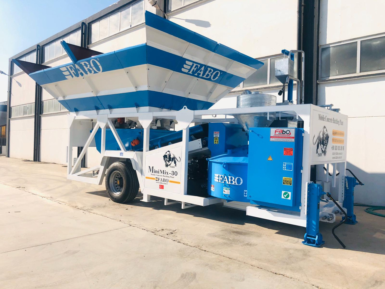 FABO mobile concrete batching plant - مصنع الخرسانة: صورة 1 FABO mobile concrete batching plant - مصنع الخرسانة: صورة 1