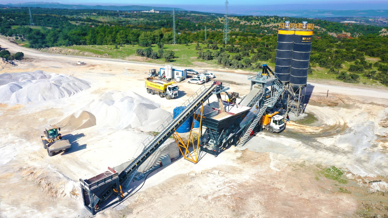 FABO mobile concrete batching plant - مصنع الخرسانة: صورة 1 FABO mobile concrete batching plant - مصنع الخرسانة: صورة 1