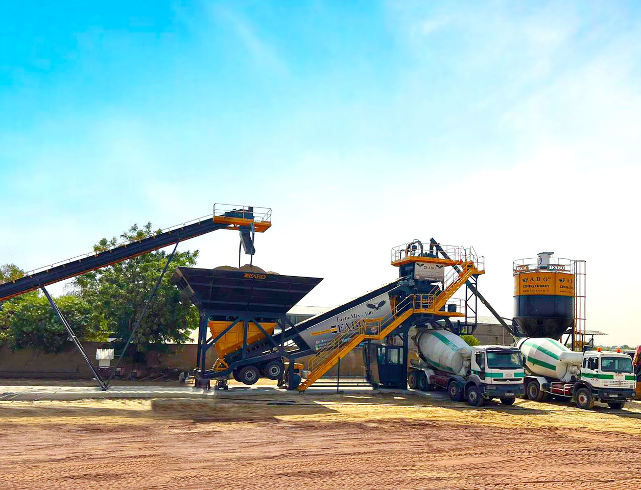 FABO mobile concrete batching plant - مصنع الخرسانة: صورة 2 FABO mobile concrete batching plant - مصنع الخرسانة: صورة 2