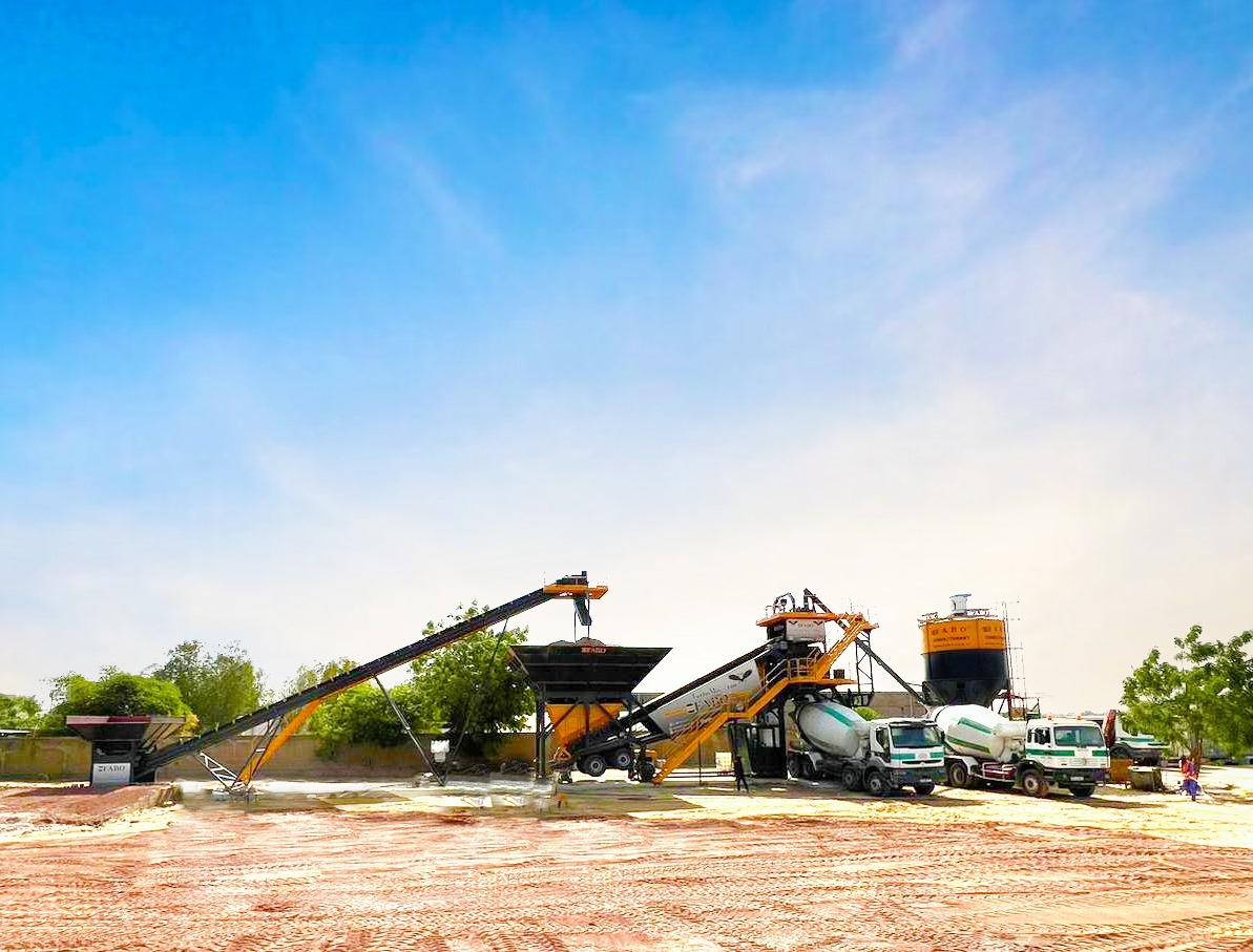 FABO mobile concrete batching plant - مصنع الخرسانة: صورة 1 FABO mobile concrete batching plant - مصنع الخرسانة: صورة 1