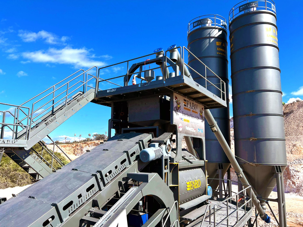 FABO mobile concrete batching plant - مصنع الخرسانة: صورة 5 FABO mobile concrete batching plant - مصنع الخرسانة: صورة 5