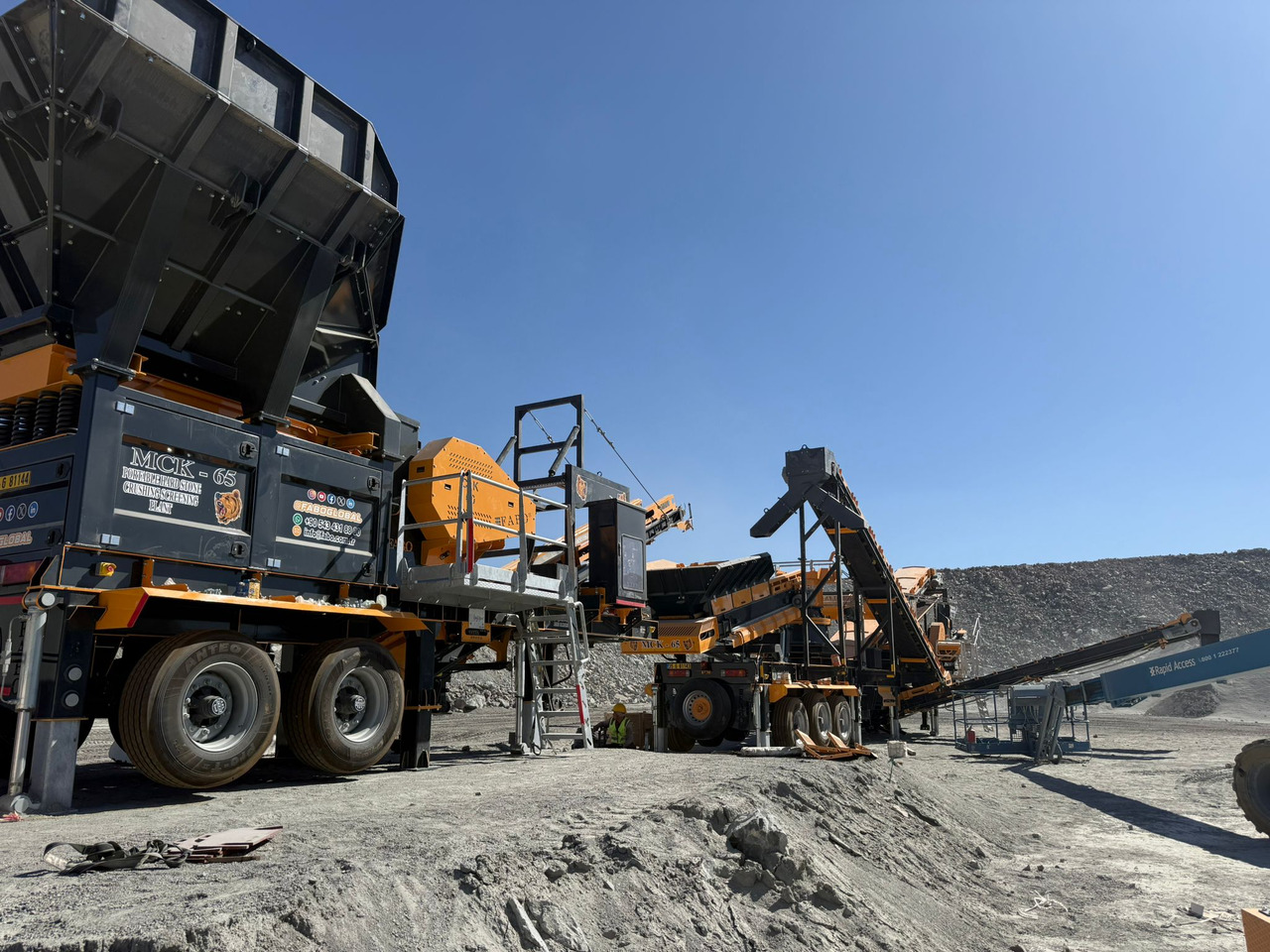 جديدة كسارة فكية FABO mobile jaw crusher: صورة 6 جديدة كسارة فكية FABO mobile jaw crusher: صورة 6