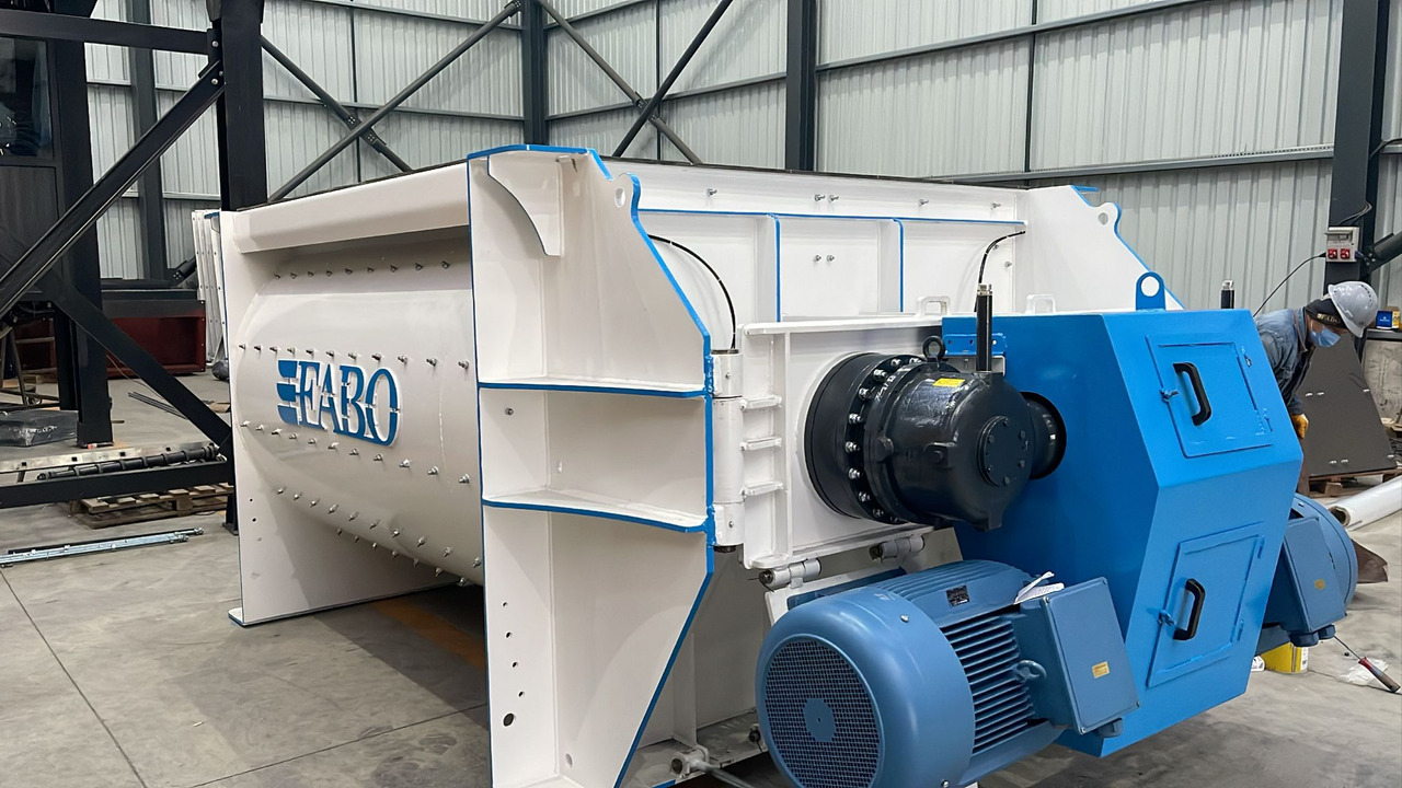 FABO twin shaft mixer - خلاطه اسمنت: صورة 4 FABO twin shaft mixer - خلاطه اسمنت: صورة 4