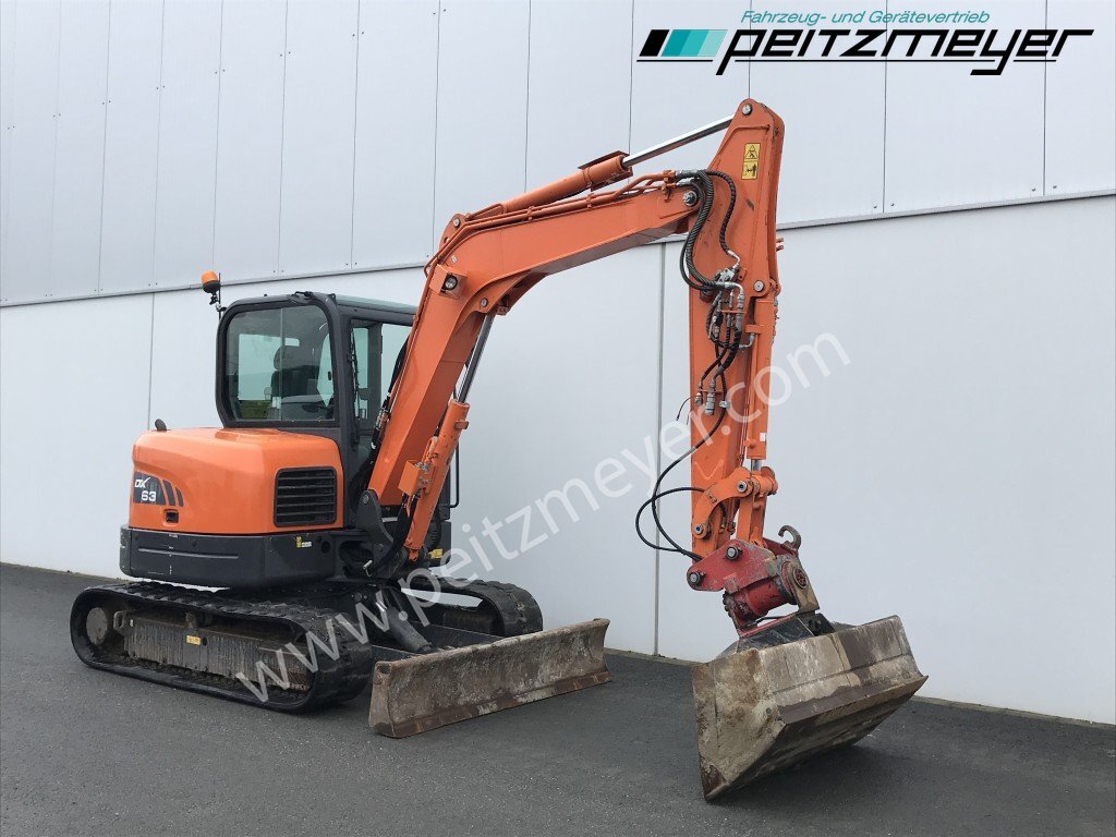 Doosan Kettenbagger DX 63-3 PowerTilt 070 , MS 03, mehrfach vorhanden - حفارة مُصَّغرة: صورة 2 Doosan Kettenbagger DX 63-3 PowerTilt 070 , MS 03, mehrfach vorhanden - حفارة مُصَّغرة: صورة 2