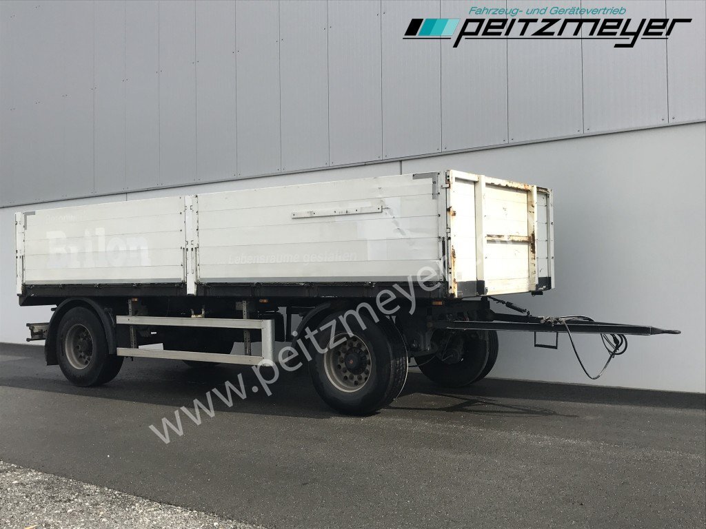 HEUSER 2 Achs Anhänger Baustoffanhänger - مقطورات مسطحة: صورة 4 HEUSER 2 Achs Anhänger Baustoffanhänger - مقطورات مسطحة: صورة 4