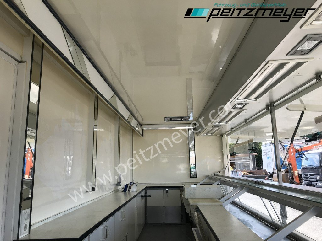 شاحنة بيع الطعام IVECO FIAT (I) Ducato Verkaufswagen 6,5 m - Motor neu vor 21 TKM + Kühltheke, Fritteuse: صورة 19