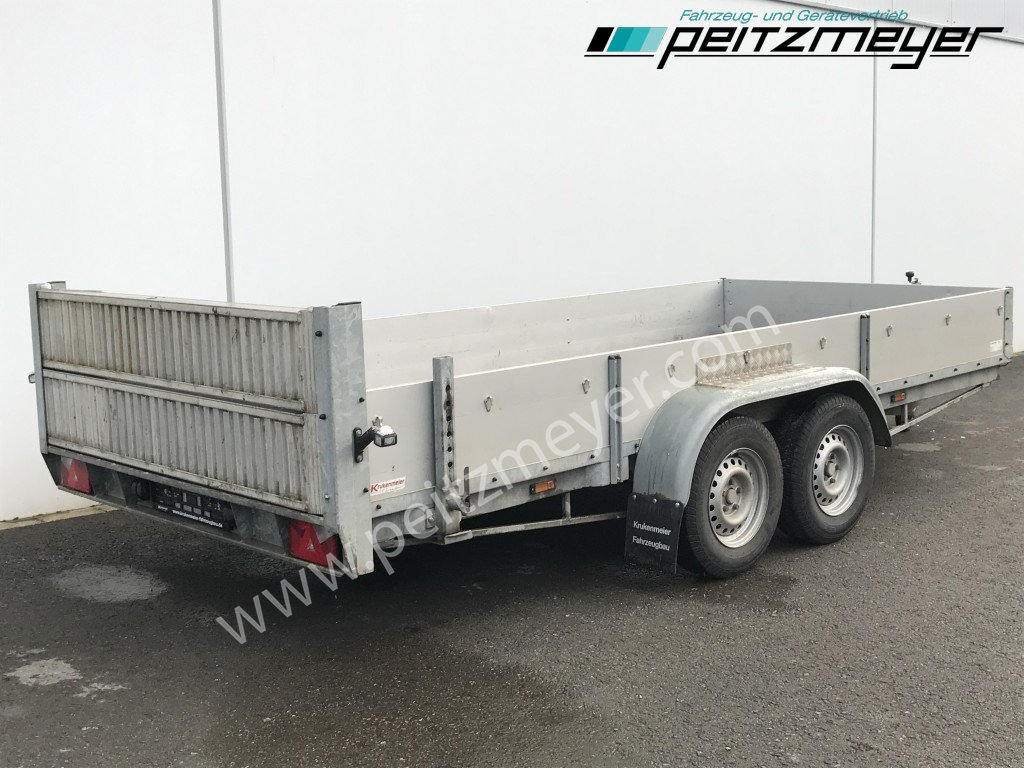 KRUKENMEIER Tandemanhänger 3,5 t Tieflader m. Rampen, 100 km/h verzinkt - مقطورة لنقل المعدات: صورة 1 KRUKENMEIER Tandemanhänger 3,5 t Tieflader m. Rampen, 100 km/h verzinkt - مقطورة لنقل المعدات: صورة 1