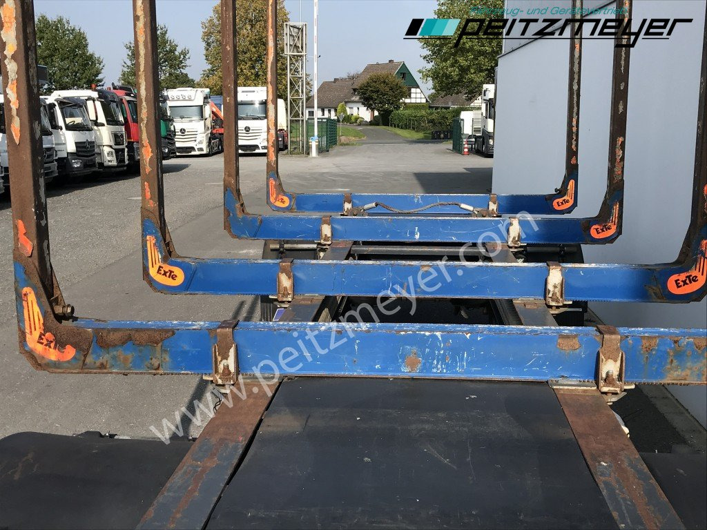 مقطورة اخشاب Krämer Kurzholzanhänger 20 t. Holzanhänger 4 Paar Exte Stahlrungen, Alcoa Alufelgen: صورة 26