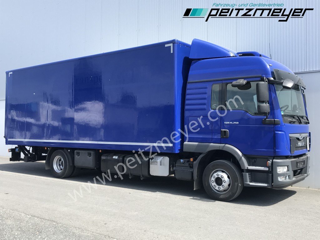 MAN TGM 15.250 BL, Klima+Standklima, LBW, AHK Schaltgetriebe, Scheckheft - شاحنة مقفلة: صورة 2 MAN TGM 15.250 BL, Klima+Standklima, LBW, AHK Schaltgetriebe, Scheckheft - شاحنة مقفلة: صورة 2