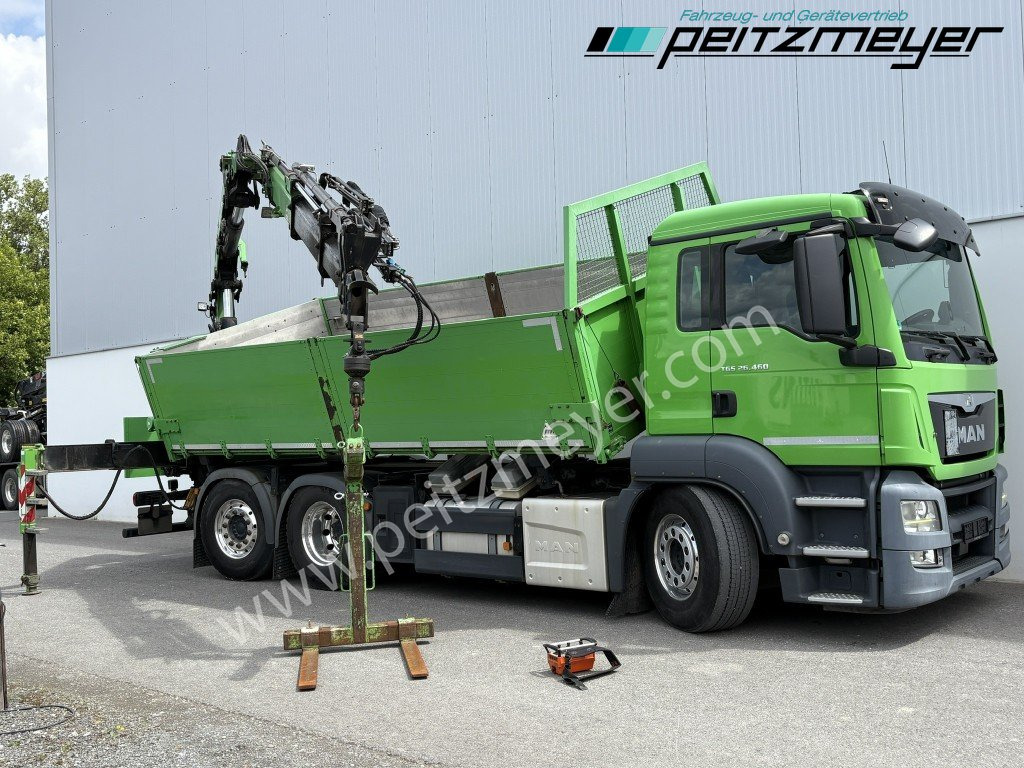 MAN TGS 26.460 FL 6x2 Kipper+Kran+Funk Lenkachse, 2-Seitenkipper, Atlas 172.3 - شاحنة قلاب, شاحنة كرين: صورة 2 MAN TGS 26.460 FL 6x2 Kipper+Kran+Funk Lenkachse, 2-Seitenkipper, Atlas 172.3 - شاحنة قلاب, شاحنة كرين: صورة 2