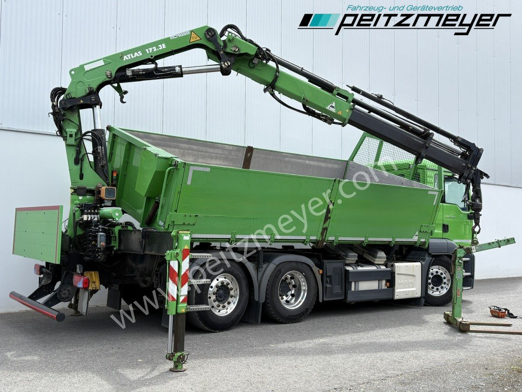 MAN TGS 26.460 FL 6x2 Kipper+Kran+Funk Lenkachse, 2-Seitenkipper, Atlas 172.3 - شاحنة قلاب, شاحنة كرين: صورة 4 MAN TGS 26.460 FL 6x2 Kipper+Kran+Funk Lenkachse, 2-Seitenkipper, Atlas 172.3 - شاحنة قلاب, شاحنة كرين: صورة 4