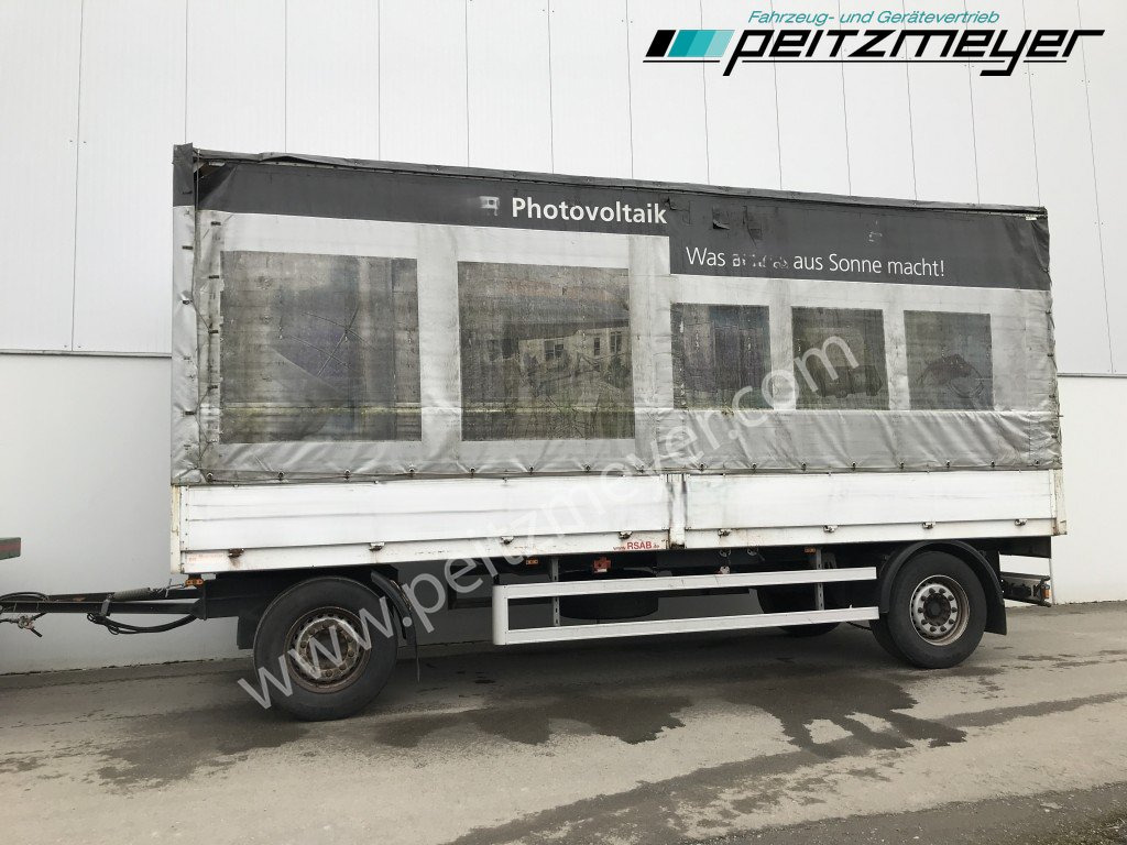 مقطورة ستارة جانبية MEERMEIER Anhänger AP 180 Pritschenanh. 18 t.: صورة 8
