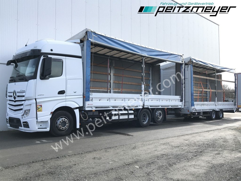 MERCEDES-BENZ Actros 2542 LL Pritsche, EU 6, Klima, Standklima, - شاحنة ستارة: صورة 1 MERCEDES-BENZ Actros 2542 LL Pritsche, EU 6, Klima, Standklima, - شاحنة ستارة: صورة 1