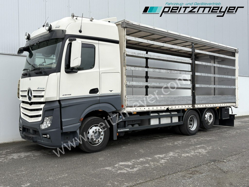 MERCEDES-BENZ Actros 2545 LL Pritsche, Klima, Standklima, PPC, EU 6 MP 4 - Edscha - شاحنة ستارة: صورة 1 MERCEDES-BENZ Actros 2545 LL Pritsche, Klima, Standklima, PPC, EU 6 MP 4 - Edscha - شاحنة ستارة: صورة 1