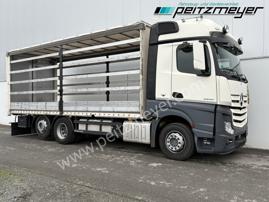 MERCEDES-BENZ Actros 2545 LL Pritsche, Klima, Standklima, PPC, EU 6 MP 4 - Edscha - شاحنات مسطحة: صورة 2 MERCEDES-BENZ Actros 2545 LL Pritsche, Klima, Standklima, PPC, EU 6 MP 4 - Edscha - شاحنات مسطحة: صورة 2