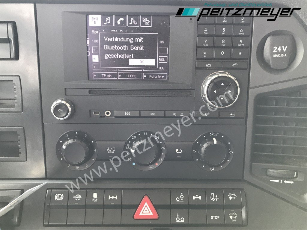 شاحنات مسطحة, شاحنة كرين MERCEDES-BENZ Antos 2536 LL Pritsche HMF 2110-L5 5 fach Ausschub mit Steinzange: صورة 21