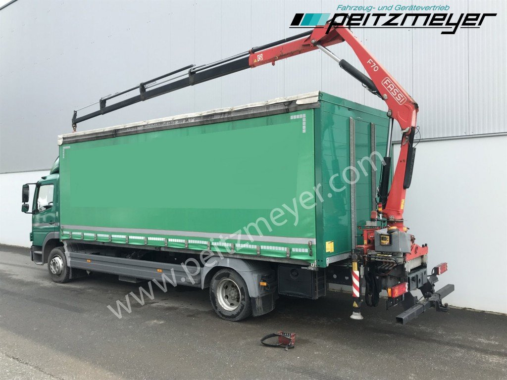 MERCEDES-BENZ Atego 1224 L Pritsche m. Heckkran Funk 4 x hydraulisch - شاحنة ستارة, شاحنة كرين: صورة 3 MERCEDES-BENZ Atego 1224 L Pritsche m. Heckkran Funk 4 x hydraulisch - شاحنة ستارة, شاحنة كرين: صورة 3