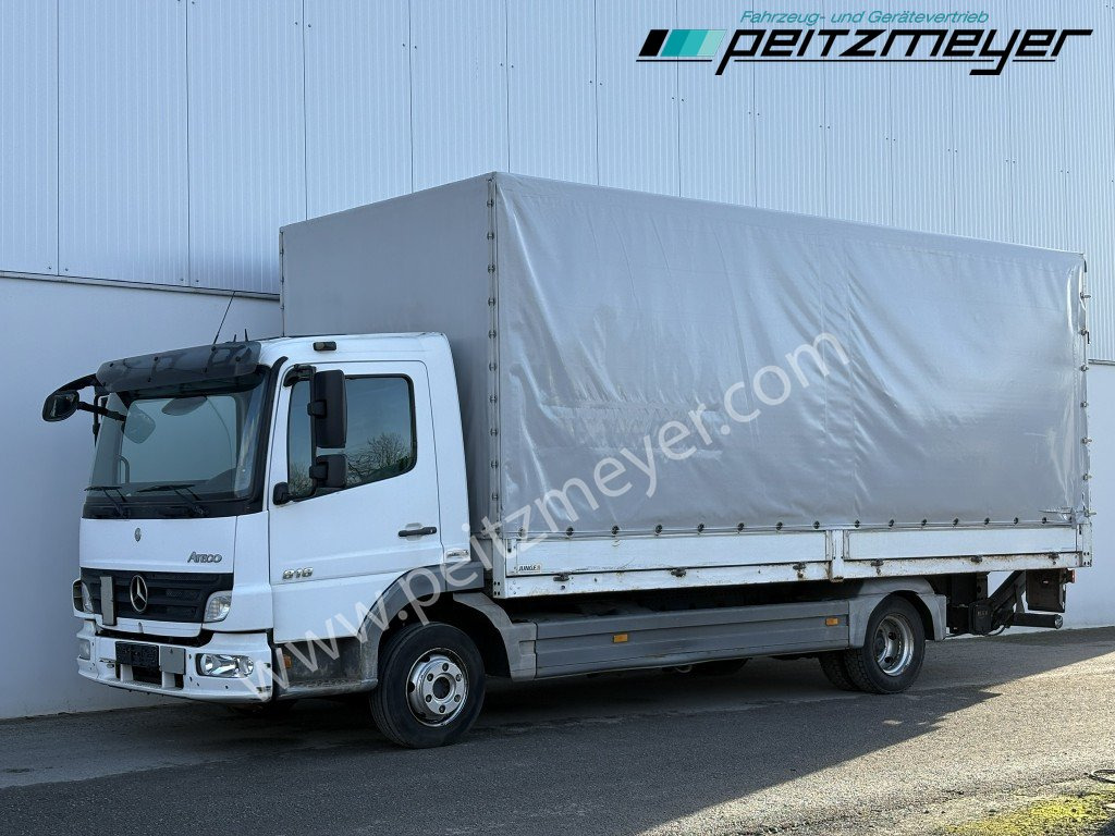 MERCEDES-BENZ Atego 818 L Pritsche + LBW, Klima, AHK, 3 Sitzer - شاحنة ستارة: صورة 1 MERCEDES-BENZ Atego 818 L Pritsche + LBW, Klima, AHK, 3 Sitzer - شاحنة ستارة: صورة 1