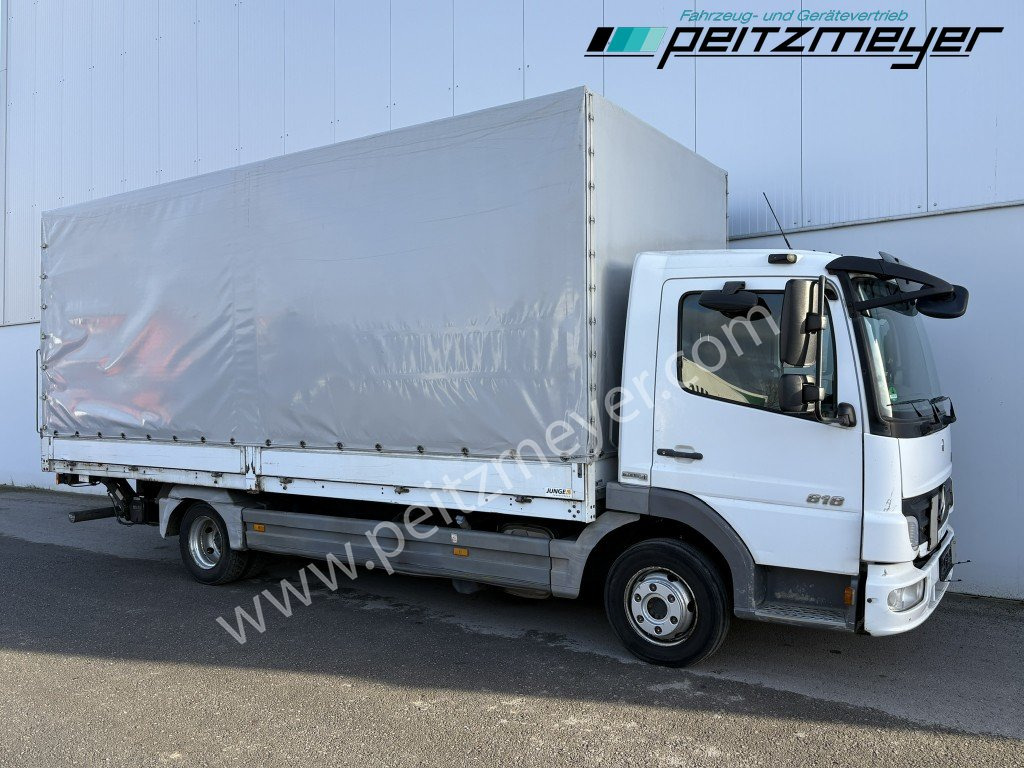 MERCEDES-BENZ Atego 818 L Pritsche + LBW, Klima, AHK, 3 Sitzer - شاحنة ستارة: صورة 2 MERCEDES-BENZ Atego 818 L Pritsche + LBW, Klima, AHK, 3 Sitzer - شاحنة ستارة: صورة 2