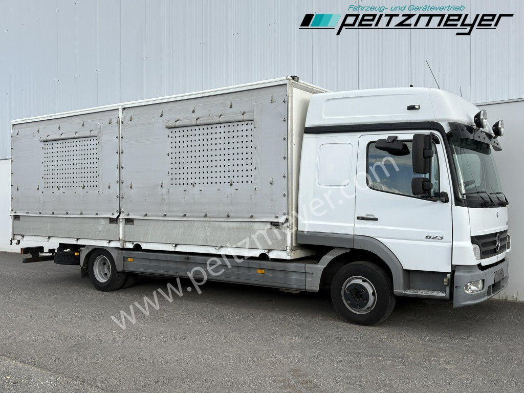 MERCEDES-BENZ Atego 823 L Geflügelpritsche L - Fahrerhaus, Klima, 2 x AHK - شاحنة مقفلة: صورة 4 MERCEDES-BENZ Atego 823 L Geflügelpritsche L - Fahrerhaus, Klima, 2 x AHK - شاحنة مقفلة: صورة 4