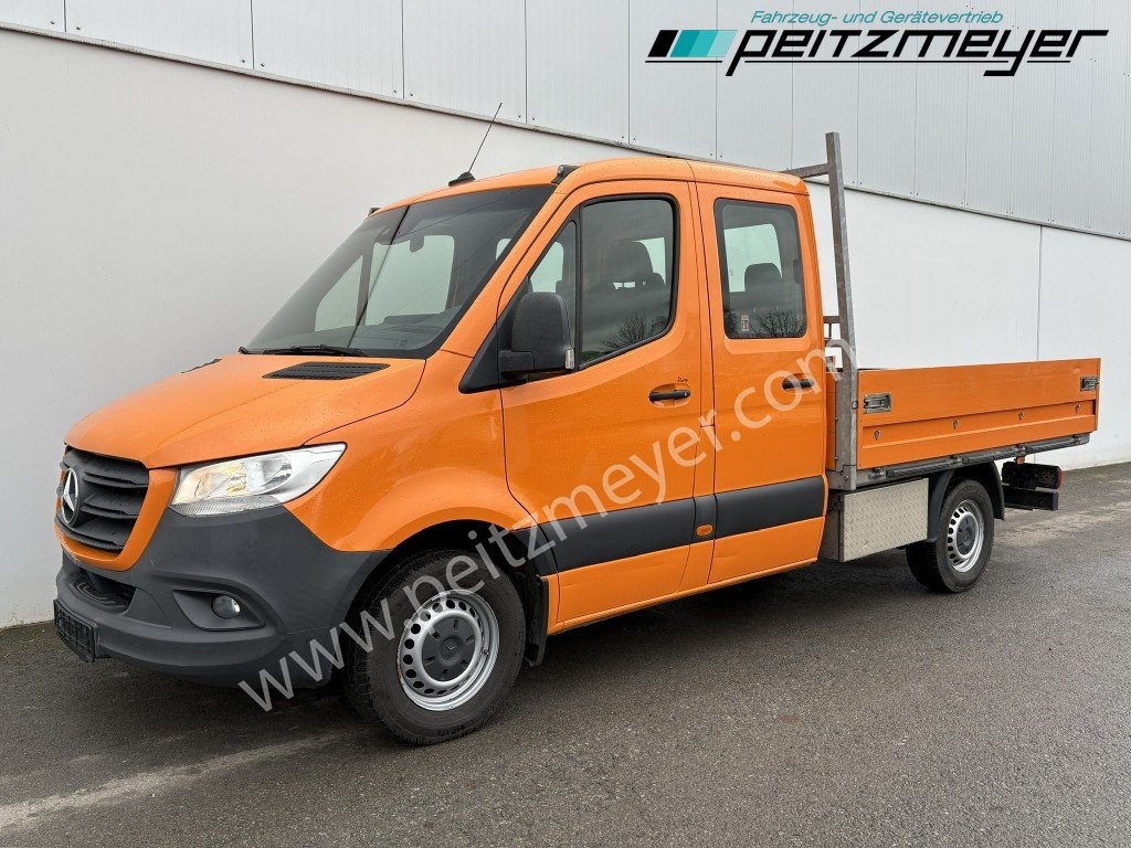MERCEDES-BENZ Sprinter 314 CDI Doka Pritsche, Klima, Standh., AHK 2,8 t. - شاحنة مفتوحة, الشاحنات الصغيرة كابينة مزدوجة: صورة 1 MERCEDES-BENZ Sprinter 314 CDI Doka Pritsche, Klima, Standh., AHK 2,8 t. - شاحنة مفتوحة, الشاحنات الصغيرة كابينة مزدوجة: صورة 1