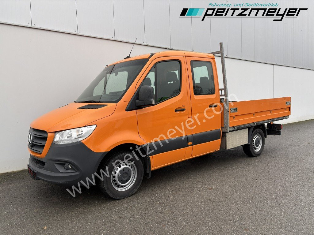 MERCEDES-BENZ Sprinter 314 CDI Doka Pritsche, Klima, Standh., AHK 2,8 t. - شاحنة مفتوحة, الشاحنات الصغيرة كابينة مزدوجة: صورة 1 MERCEDES-BENZ Sprinter 314 CDI Doka Pritsche, Klima, Standh., AHK 2,8 t. - شاحنة مفتوحة, الشاحنات الصغيرة كابينة مزدوجة: صورة 1