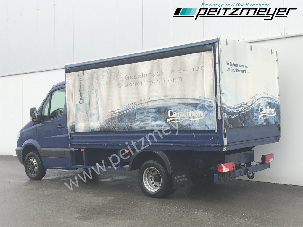 MERCEDES-BENZ Sprinter 515 CDI Pritsche mit Schiebeplane - شاحنة ستارة جانبية: صورة 4 MERCEDES-BENZ Sprinter 515 CDI Pritsche mit Schiebeplane - شاحنة ستارة جانبية: صورة 4