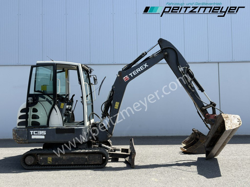 حفارة مُصَّغرة TEREX MINIBAGGER TC 35 mit hydr. Schwenklöffel 1.300 mm: صورة 8