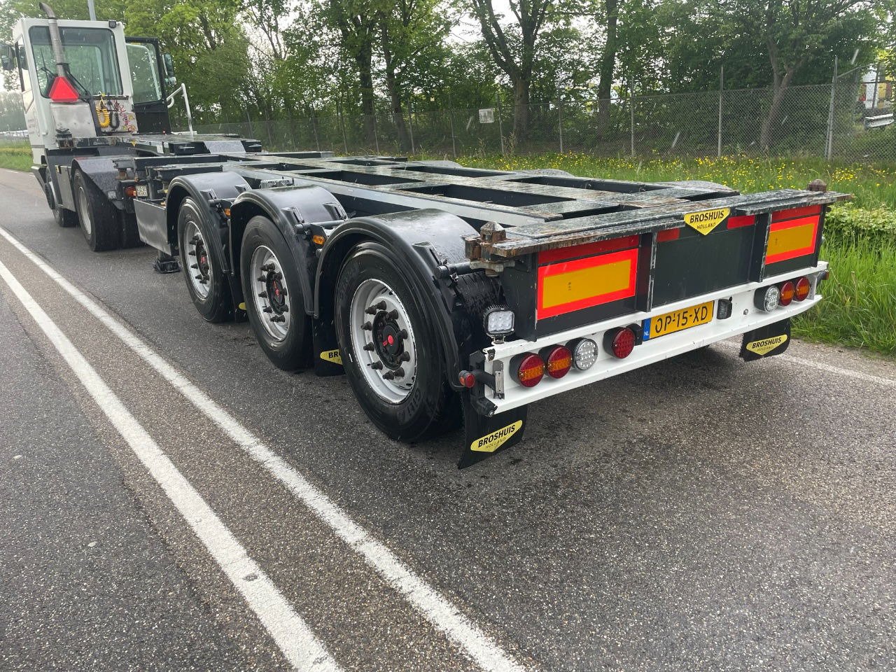 Broshuis Mfcc 20-30-40-45 FT HC / Disc brakes / Lifting axle / led / NL trailer/ - نصف مقطورة لنقل الحاويات: صورة 3 Broshuis Mfcc 20-30-40-45 FT HC / Disc brakes / Lifting axle / led / NL trailer/ - نصف مقطورة لنقل الحاويات: صورة 3