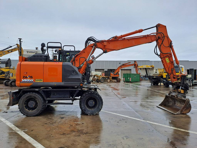 Hitachi ZX140WTB-6 (Topcon GPS+Engcon Rototilt) - حفارة دولاب: صورة 5 Hitachi ZX140WTB-6 (Topcon GPS+Engcon Rototilt) - حفارة دولاب: صورة 5