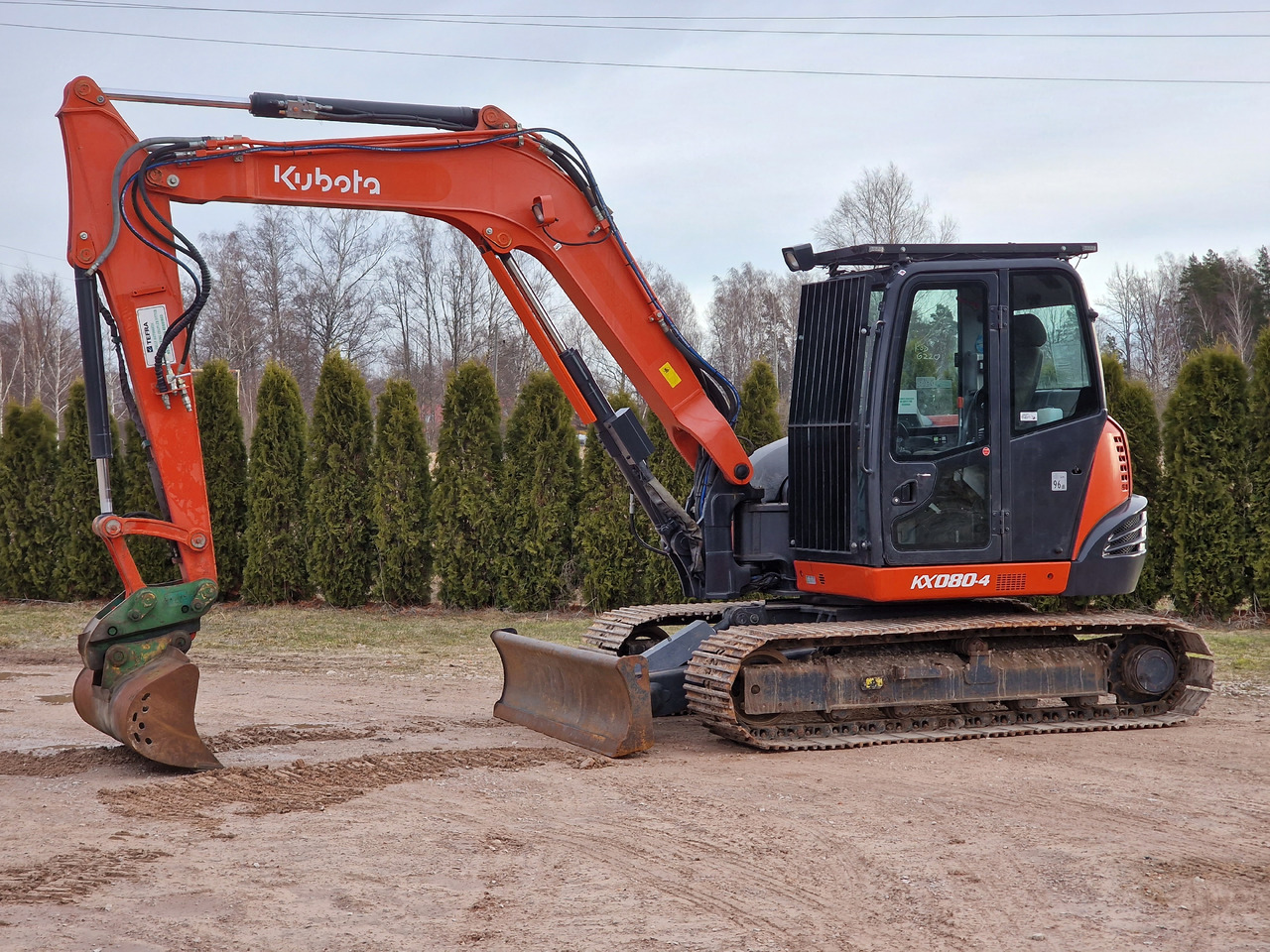 KUBOTA KX080-4. Metal tracks. - حفارة مُصَّغرة: صورة 2 KUBOTA KX080-4. Metal tracks. - حفارة مُصَّغرة: صورة 2