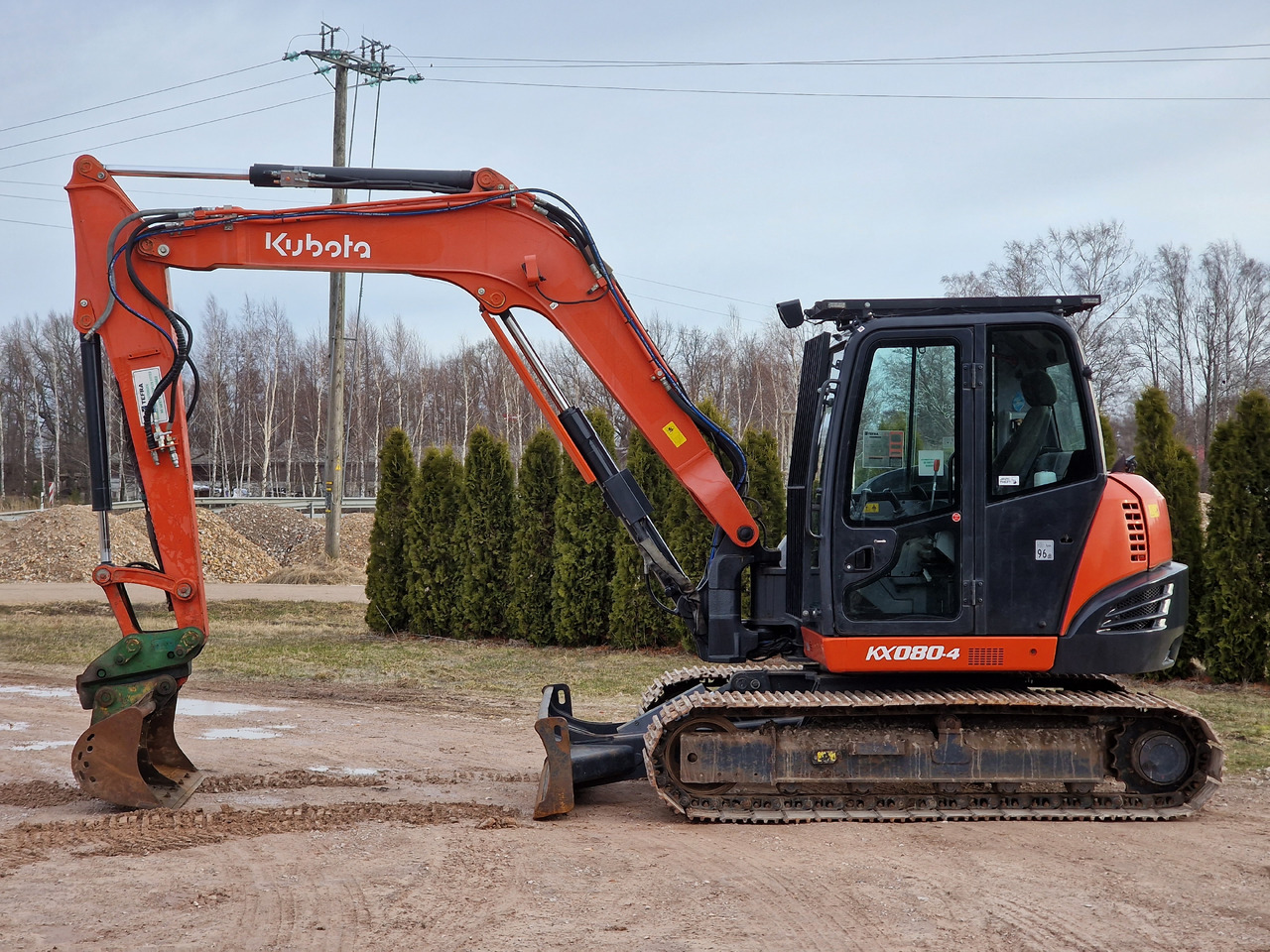 KUBOTA KX080-4. Metal tracks. - حفارة مُصَّغرة: صورة 3 KUBOTA KX080-4. Metal tracks. - حفارة مُصَّغرة: صورة 3