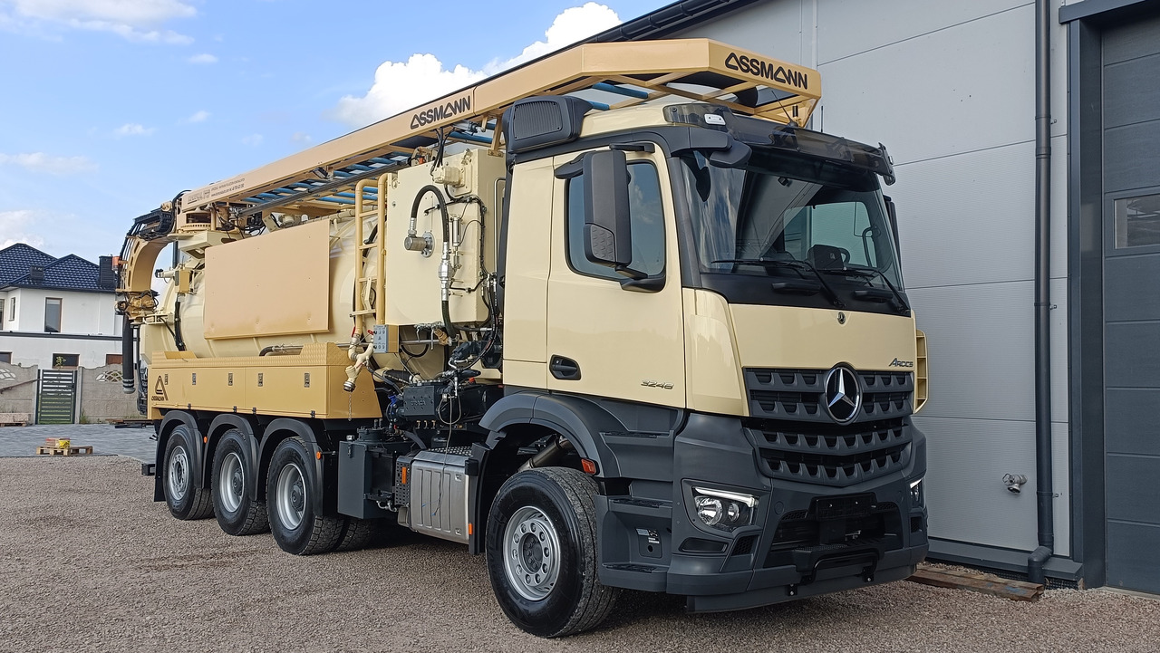 MERCEDES-BENZ AROCS ASSMANN stainless steel recykling - شاحنة الشفط: صورة 3 MERCEDES-BENZ AROCS ASSMANN stainless steel recykling - شاحنة الشفط: صورة 3