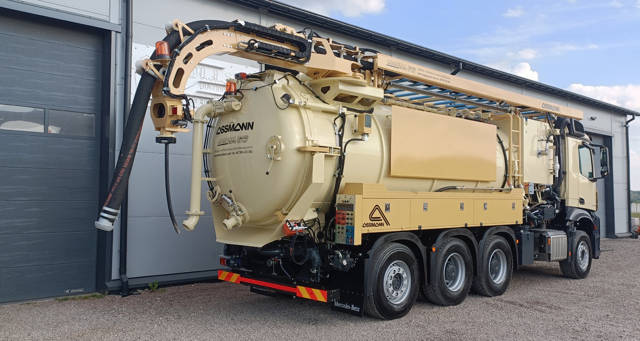 MERCEDES-BENZ AROCS ASSMANN stainless steel recykling - شاحنة الشفط: صورة 2 MERCEDES-BENZ AROCS ASSMANN stainless steel recykling - شاحنة الشفط: صورة 2