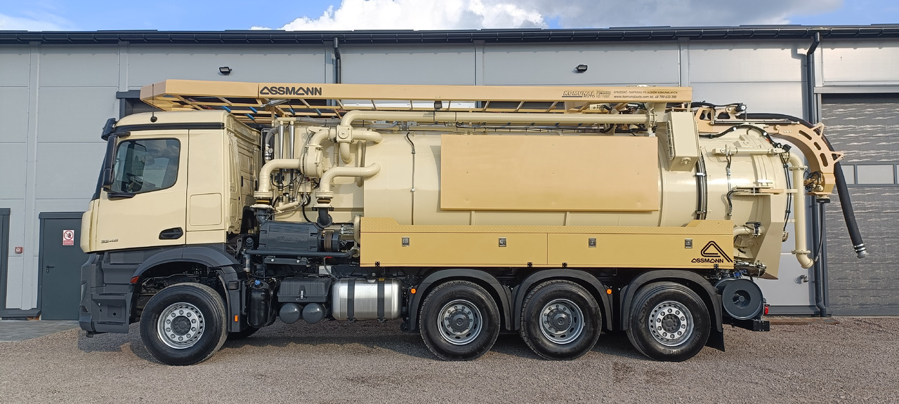 MERCEDES-BENZ AROCS ASSMANN stainless steel recykling - شاحنة الشفط: صورة 5 MERCEDES-BENZ AROCS ASSMANN stainless steel recykling - شاحنة الشفط: صورة 5