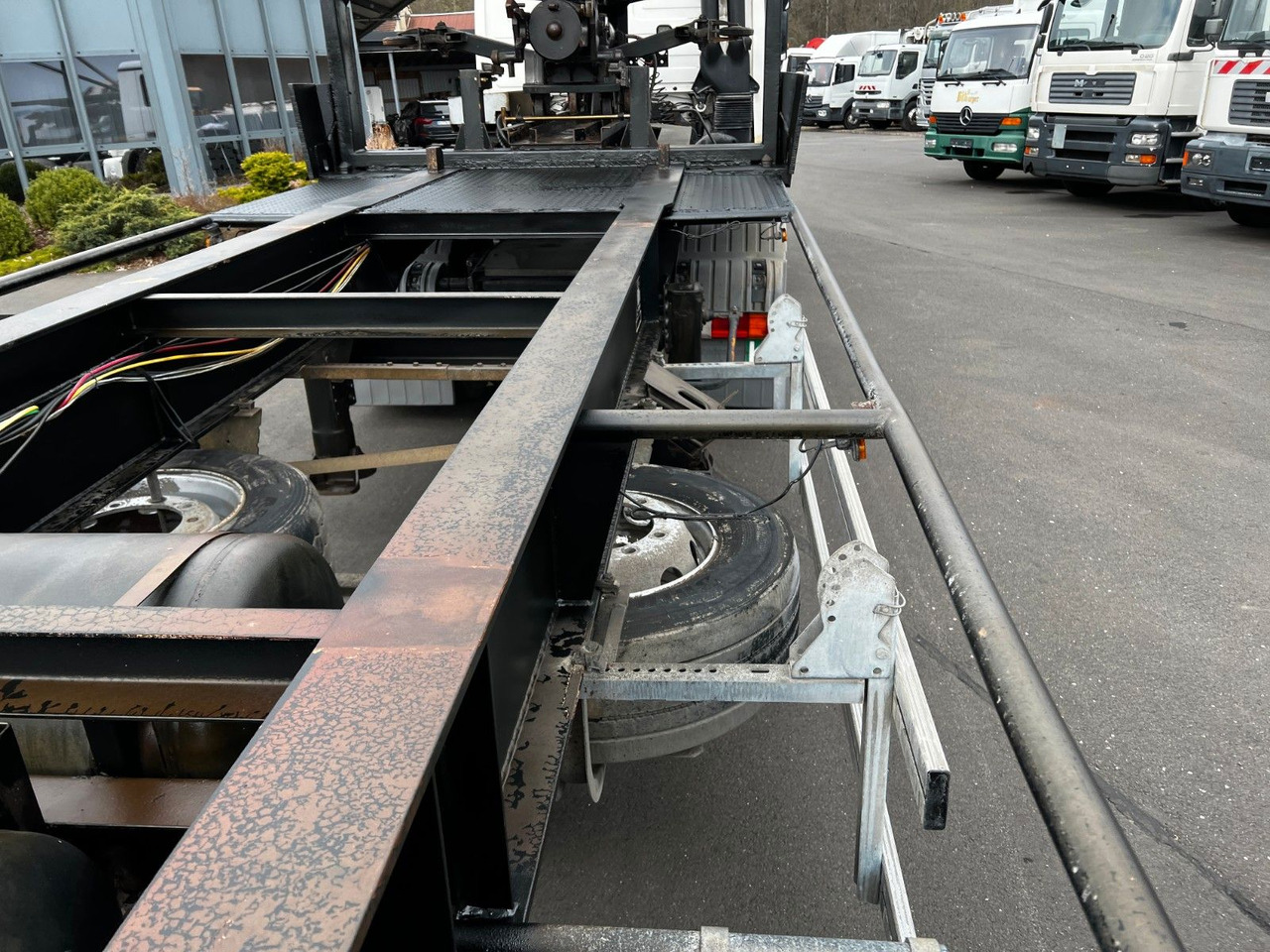 جديدة نصف مقطورة لنقل الحاويات H&W 3- Achs Auflieger für Presscontainer H&W 3- Achs Auflieger für Presscontainer: صورة 12