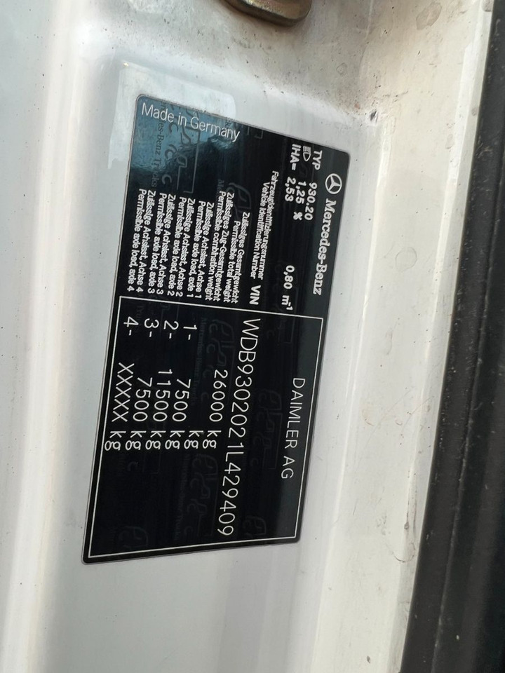Mercedes-Benz Actros 2532 6x2 MP3 Faun Power Press 524 - شاحنة النفايات: صورة 5 Mercedes-Benz Actros 2532 6x2 MP3 Faun Power Press 524 - شاحنة النفايات: صورة 5